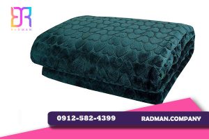 قیمت پتو نرمینه گل برجسته دونفره عمده