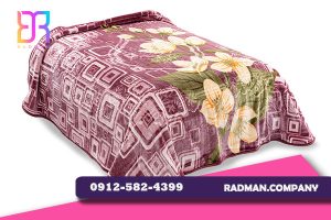 فروش پتوی لاله دونفره گلدار