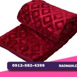 عمده قیمت پتو گل برجسته شادیلون تک رنگ