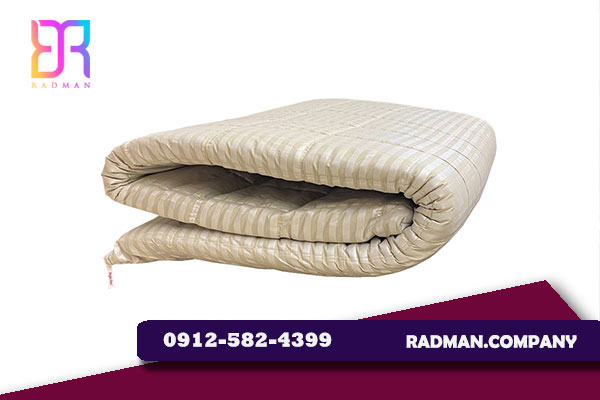 ج) ویژگی های طراحی و ساخت تشک یک نفره