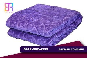 قیمت پتو گلبافت یکنفره تک رنگ