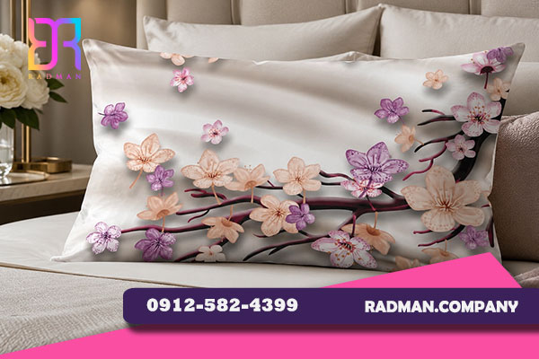 روبالشی طرح مخمل برجسته کد 4071 بسته 2 عددی