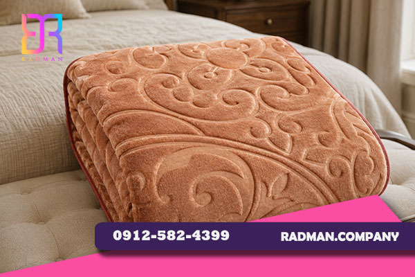 خرید و قیمت پتو گلبافت گل برجسته کد 350/45 دو نفره