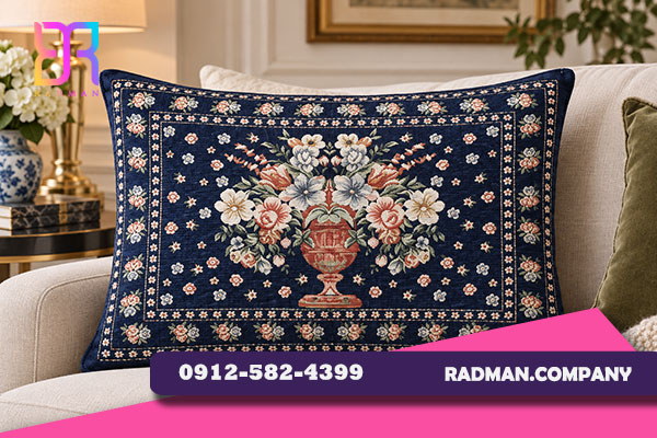 خرید و قیمت روبالشتی 40 در 60 مخمل شانلی طرح